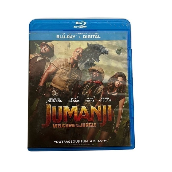 Jumanji: Welcome to the Jungle Blu-Ray+ Digital Pre-Owned - Picture 1 of 3